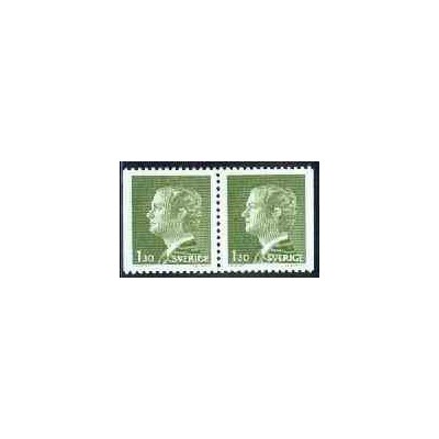 2 عدد تمبر سری پستی - جفت بوکلت - سوئد 1976