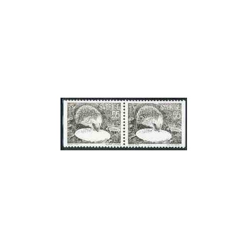 2 عدد تمبر سری پستی - جفت بوکلت - سوئد 1975