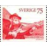 1 عدد تمبر سری پستی - سوئد 1975