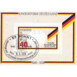 سونیرشیت برجسته بیست و پنجمین سالگرد جمهوری - جمهوری فدرال آلمان 1974