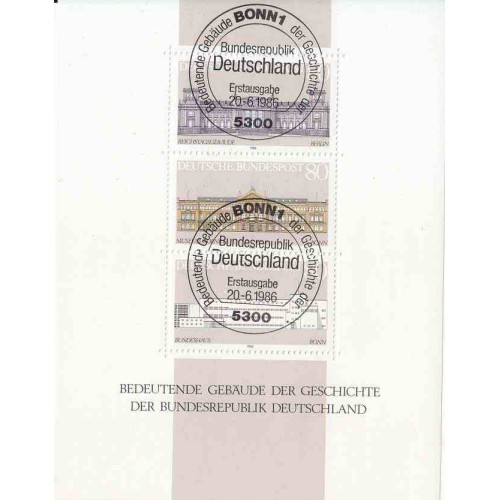 سونیرشیت ساختمانها  - جمهوری فدرال آلمان 1986