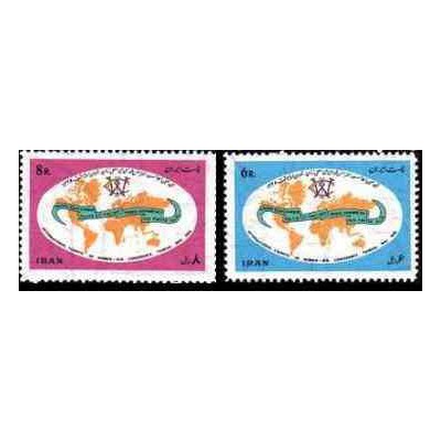 1334 - تمبر هجدهمین کنفرانس شورای زنان  1345