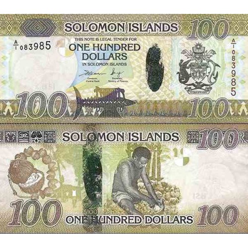 اسکناس 100 دلار - جزایر سلیمان 2013 سفارشی