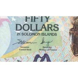 اسکناس 50 دلار - جزایر سلیمان 2013 سفارشی