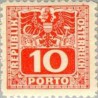 1 عدد تمبر هزینه پستی - نشانهای رسمی - 1pfg  - اتریش 1945