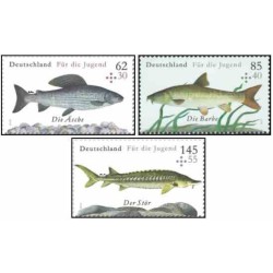 3 عدد  تمبر جوانان - ماهیها - آلمان 2015 ارزش روی تمبرها 4.17 یورو