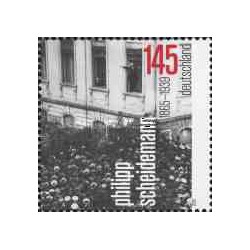 1 عدد  تمبر صد و پنجاهمین سالگرد تولد فیلیپ شیدمن - آلمان 2015