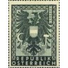1 عدد تمبر سری پستی دولت رنر - 1M - اتریش 1945