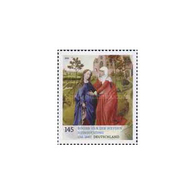 1 عدد  تمبر گنجینه موزه های آلمان - آلمان 2014