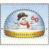 1 عدد  تمبر کریستمس - آدم برفی - آلمان 2014