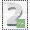 1 عدد  تمبر سری پستی - عددی - 2c - آلمان 2013