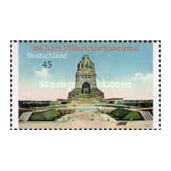 1 عدد  تمبر صدمین سالگرد بنای یادبود نبرد ملل - آلمان 2013