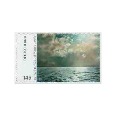 1 عدد  تمبر نقاشی - سیستوک اثر گرهارد ریشتر - خودچسب - آلمان 2013