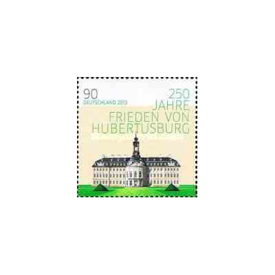 1 عدد  تمبر دویست و پنجاهمین سالگرد پیمان صلح هوبرتوسبورگ - آلمان 2013