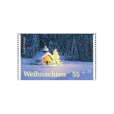 1 عدد  تمبر کریسمس - آلمان 2012