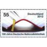 1 عدد  تمبر صدمین سالگرد تاسیس کتابخانه ملی آلمان   - آلمان 2012