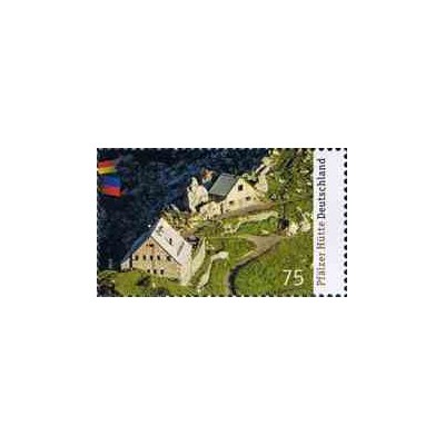 1 عدد  تمبر Pfälzer Hütte - تمبر مشترک با لیختن اشتاین  - آلمان 2012