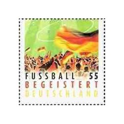 1 عدد  تمبرشور و شوق فوتبال آلمان - آلمان 2012