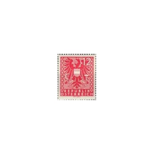 1 عدد تمبر سری پستی دولت رنر - 3pfg - اتریش 1945
