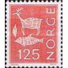 1 عدد  تمبر سری پستی - ارزش جدید - نروژ 1975