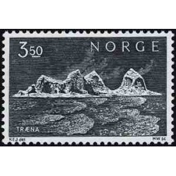 1 عدد  تمبر گروه جزایر Træna - نروژ 1969