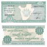 اسکناس 10 فرانک - بروندی 1997