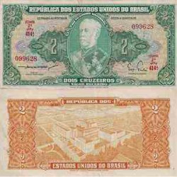 اسکناس 2 کروزرو - برزیل  1956