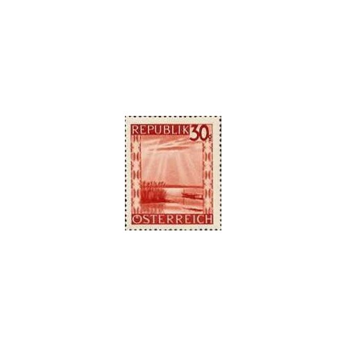 1 عدد تمبر سری پستی مناظر - 5Gَ - اتریش 1945
