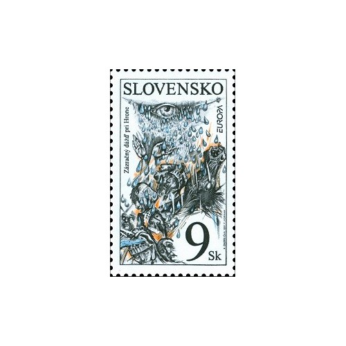 1 عدد  تمبر مشترک اروپا - Europa Cept - داستان ها و افسانه ها - اسلواکی 1997