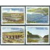4 عدد تمبر پلها - ترنسکی - آفریقای جنوبی 1985