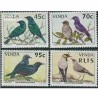 4 عدد تمبر پرندگان - وندا - آفریقای جنوبی 1994