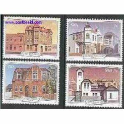 4 عدد تمبر ساختمانهای تاریخی آفریقای جنوب غربی 1981 