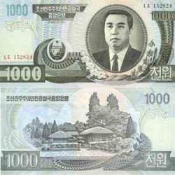 اسکناس 1000 وون - کره شمالی 2006