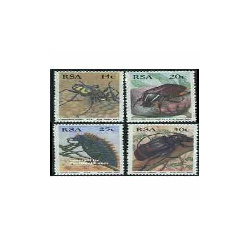  4 عدد تمبر توریسم - آفریقای جنوبی 1990 