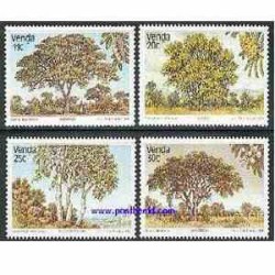 4 عدد تمبر درختان - وندا - آفریقای جنوبی 1984 