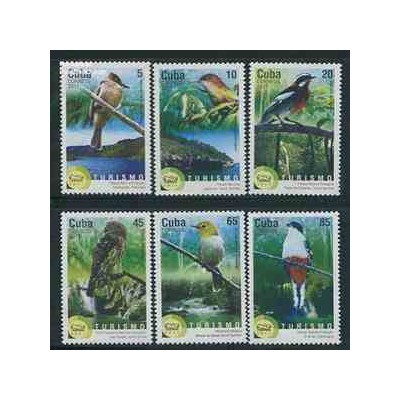 6عدد تمبر پرندگان - کوبا 2011