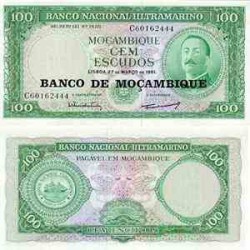 اسکناس 100 اسکودو - موزامبیک 1961