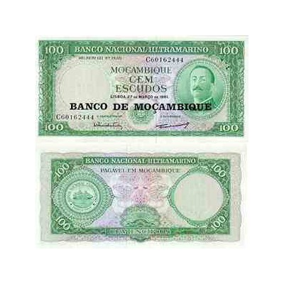اسکناس 100 اسکودو - موزامبیک 1961