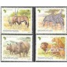  4 عدد تمبر حیوانات - مجارستان 1997