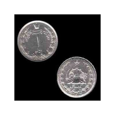 سکه نقره 1 ریال رضا شاه 1313 ه ش   