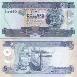 اسکناس 5 دلار - جزایر سلیمان 1997