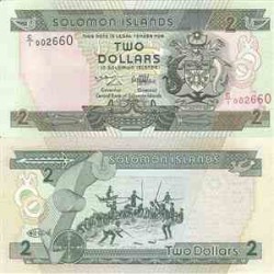 اسکناس 2 دلار - جزایر سلیمان 1997