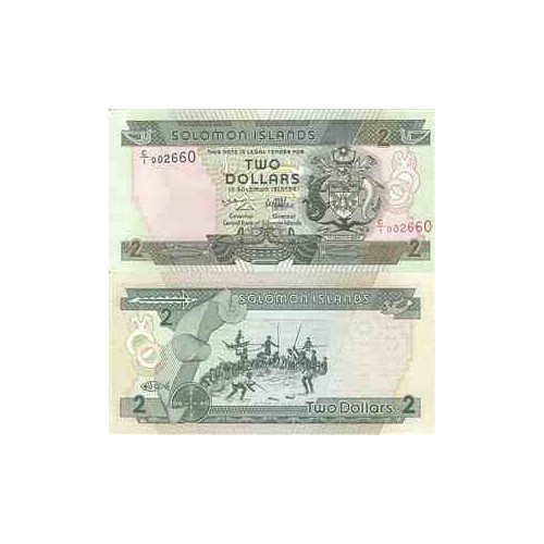 اسکناس 2 دلار - جزایر سلیمان 1997