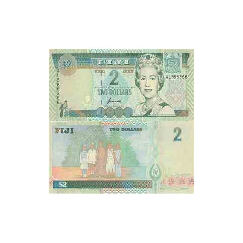 اسکناس 2 دلار - فیجی 1996 اسکناس 2 دلار - فیجی 1996