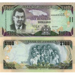 اسکناس 100 دلار - جامائیکا 2012 