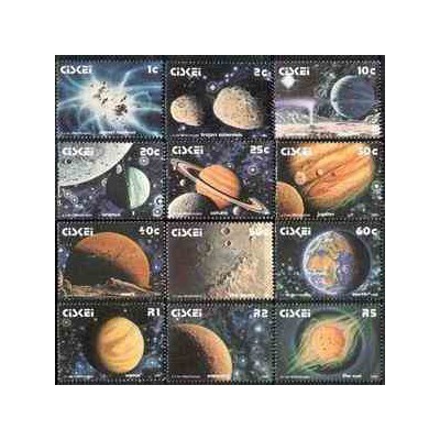 12 عدد تمبر منظومه شمسی - سیسکی 1991