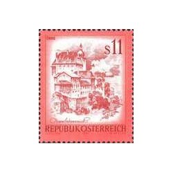 1 عدد تمبر سری پستی مناظر - 11S- اتریش 1976