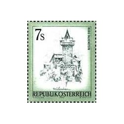 1 عدد تمبر سری پستی مناظر - 7S- اتریش 1973
