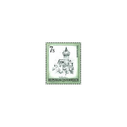 1 عدد تمبر سری پستی مناظر - 7S- اتریش 1973