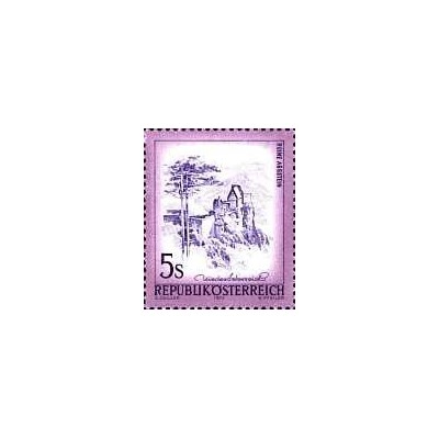 1 عدد تمبر سری پستی مناظر - 5S- اتریش 1973